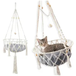 hamak-legowisko-dla-kota-boho-makrama-wiszacy-pod-sufit-40x40cm-poduszka
