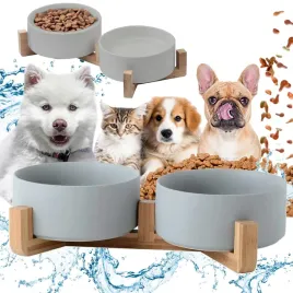 miski-dla-psa-miska-dla-kota-zestaw-misek-2x-400ml-ceramiczne-miski-szare