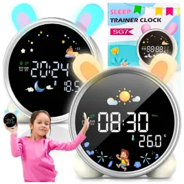 zegar-budzik-krolik-dla-dzieci-lampka-nocna-led-timer-bialy-szum-na-lato