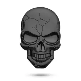 emblemat-naklejka-samochod-popekana-czaszka-skull-czacha-metalowa-matowa