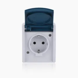 busch-jaeger-gniazdo-schuko-ew-53-z-klapka-thermoplast-szare-ip-44