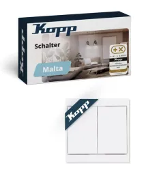 kopp-malta-podwojny-wlacznik-arktis-bialy-ip20-250v