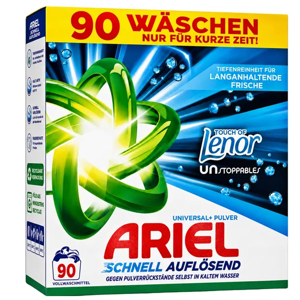 Ariel Universal Lenor Proszek Do Prania 5kg 90 Prań Niemiecki