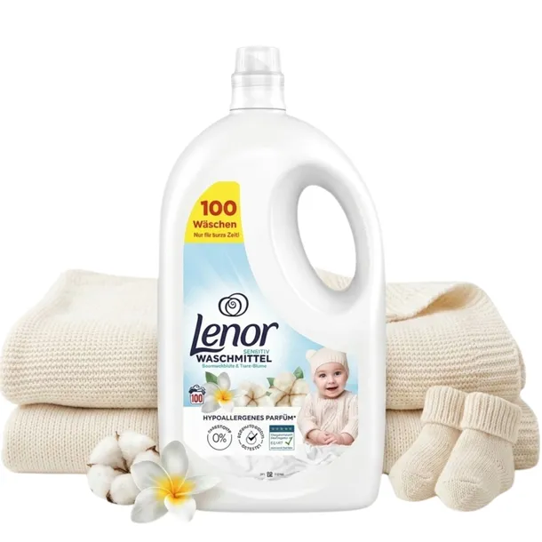 ŻEL DO PRANIA Lenor Sensitive Hipoalergiczny Skuteczny 4.5 L 100 prań