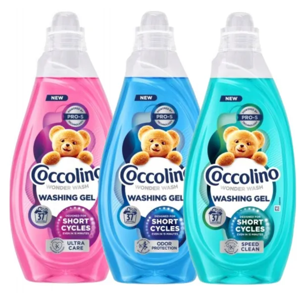 Coccolino Wonder Wash Zestaw 3x Żel Do Prania 1480ml