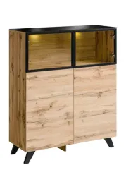 witryna-thin-100-cm-dab-wotan-czarny