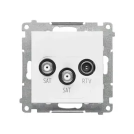 simon-55-gniazdo-antenowe-satelitarne-podwojne-sat-sat-rtv-biale-mat