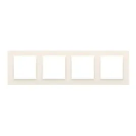 simon-10-ramka-poczworna-4-krotna-uniwersalna-poziom-pion-kremowa