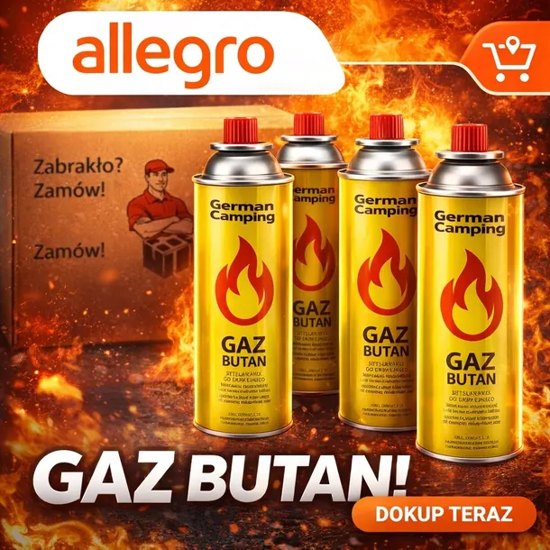 GAZ DO PALNIKA KUCHENKI WKŁAD GAZOWY x 8 KARTUSZ GAS KARTUSZE NABOJE GAZOWE