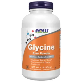 now-glycine-pure-powder-454-g