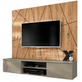 mebloscianka-xaria-g2-160-cm-szara-glina-artisan-panel-nadruk