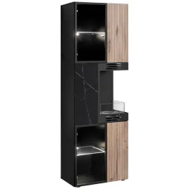 witryna-wysoka-cannes-z-kominkiem-60-cm-lamele-loft
