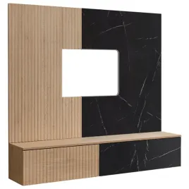 mebloscianka-rtv-noir-i-czarna-160-panel-marmur-czarny-lamele