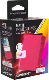 koszulki-na-karty-gamegenic-matte-prime-sleeves-66x91-mm-red-100-szt
