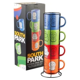 south-park-zestaw-kubkow-ceramicznych-ze-stojakiem-300-ml-4-szt-inny