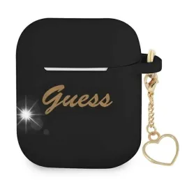 guess-gua2lschsk-airpods-cover-czarny-black-silicone-charm-heart-collection