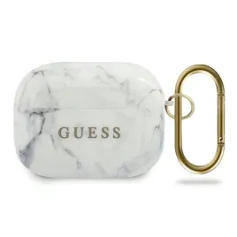 guess-guacaptpumawh-airpods-pro-cover-bialy-white-marble-collection
