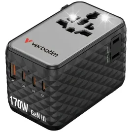 verbatim-adapter-podrozny-eu-uk-us-gan-2xusb-a-3xusb-c-pd-170w-czarny-30190