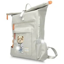 plecak-nimmy-coolandcute-2-0-bear-do-laptopa-szary