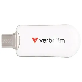 pendrive-verbatim-plectra-256gb-usb-c-3-0-white