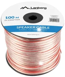 kabel-glosnikowy-lanberg-2x1-5mm2-100m-przezroczysty