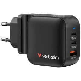 ladowarka-sieciowa-verbatim-mini-gan-70w-2xusb-c-pd-1xusb-a-qc-3-0