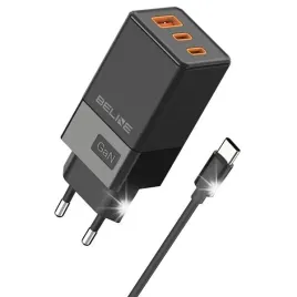 beline-lad-siec-2x-usb-c-1x-usb-65w-kabel-usb-c-czarny-black-pd-3-0