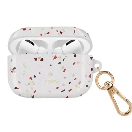 uniq-etui-coehl-terrazzo-airpods-pro-bialy-natural