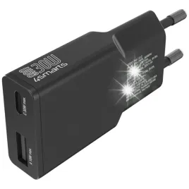 ladowarka-sieciowa-4smarts-flatplug-duos-30w-gan-usb-c-usb-a-czarny