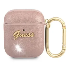 guess-gua2sasmp-airpods-cover-rozowy-pink-saffiano-script-metal-collection