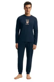 esotiq-henderson-pizama-meska-level-43467-granatowy-xl