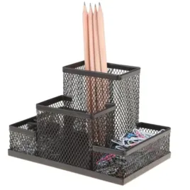 przybornik-na-biurko-organizer-metalowy-z-siatki-net-4a-czarny