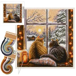 haft-krzyzykowy-zestaw-do-haftu-kanwa-z-nadrukiem-muliny-igly-30x30-cm