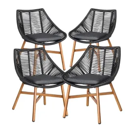 krzesla-ogrodowe-na-balkon-taras-ogrod-zestaw-4x-krzeslo-aluminium-mocne