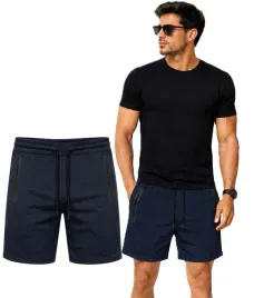 spodenki-meskie-dresowe-granatowe-bawelniane-wygodne-szorty-krotkie-basic