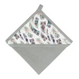 okrycie-kapielowe-85x85-muslin-grafitowe-recznik-z-kapturkiem