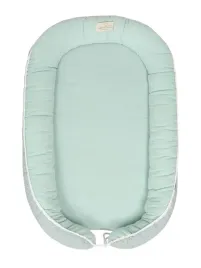 gniazdko-niemowlece-prestige-muslin-55x80-mietowy-materacyk-pozycjonujacy