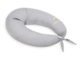 poduszka-pozycjonujaca-relax-linen-190cm-jasna-szara-do-karmienia-ciazowa