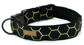 kendog-czarne-plastry-miodu-obroza-m-3cm-41-66-cm
