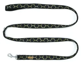 kendog-czarne-plastry-miodu-smycz-200cm-2cm
