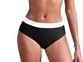 stroj-kapielowy-damski-dol-bikini-wyzszy-stan-rozmiar-xl-czarno-bialy