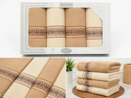 komplet-recznikow-w-pudelku-4-szt-gift-kremowy-bezowy-frotex