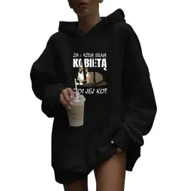 bluza-damska-oversize-luzna-za-kazda-silna-kobieta-stoi-jej-kot-s