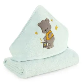 okrycie-kapielowe-100x100-baby-mietowy-mis-recznik-z-kapturkiem-350g-m2