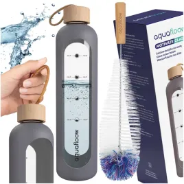 aquafloow-butelka-szklana-na-wode-bidon-motywacyjna-1000ml-1l-szczotka