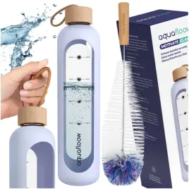 szklana-butelka-na-wode-bidon-1l-aquafloow-silikonowe-etui-szczotka