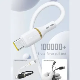 kabel-dudao-l25t-usb-a-usb-c-silikonowy-5a-1m-bialy