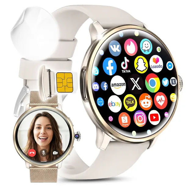 SMARTWATCH ZEGAREK 4G SIM LTE WiFi GPS APLIKACJE GOOGLE KAMERA HD ANDROID