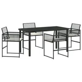 zestaw-5-krzesel-do-jadalni-ogrodowej-z-poduszkami-black-poly-rattan