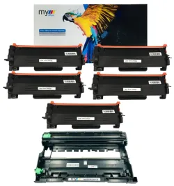 zestaw-5x-toner-tn2421-1x-beben-dr2401-mfc-l2712dn-mfc-l2712dw-mfc-l2732dw